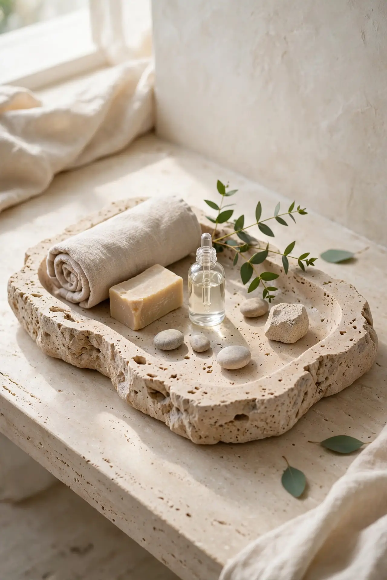Stone Bath Tray