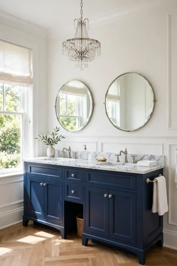 Navy Blue Statement