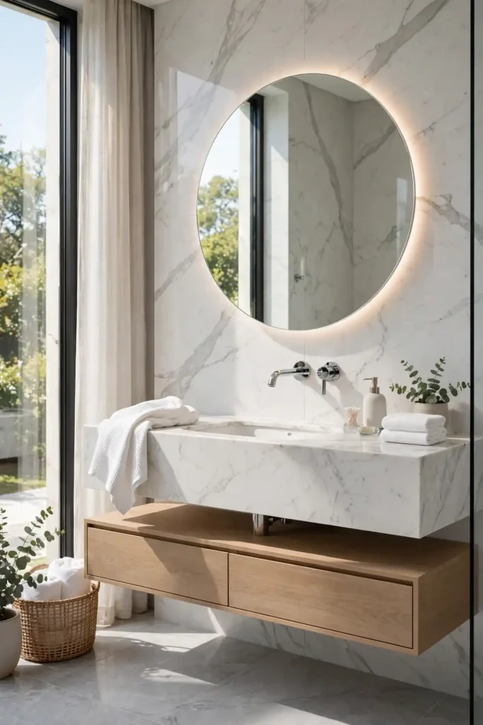 Wall-Mounted Marble
