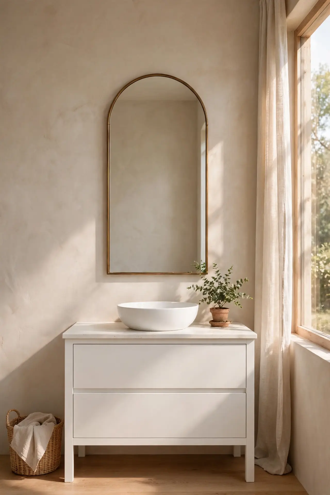 Arched Mirror Statement