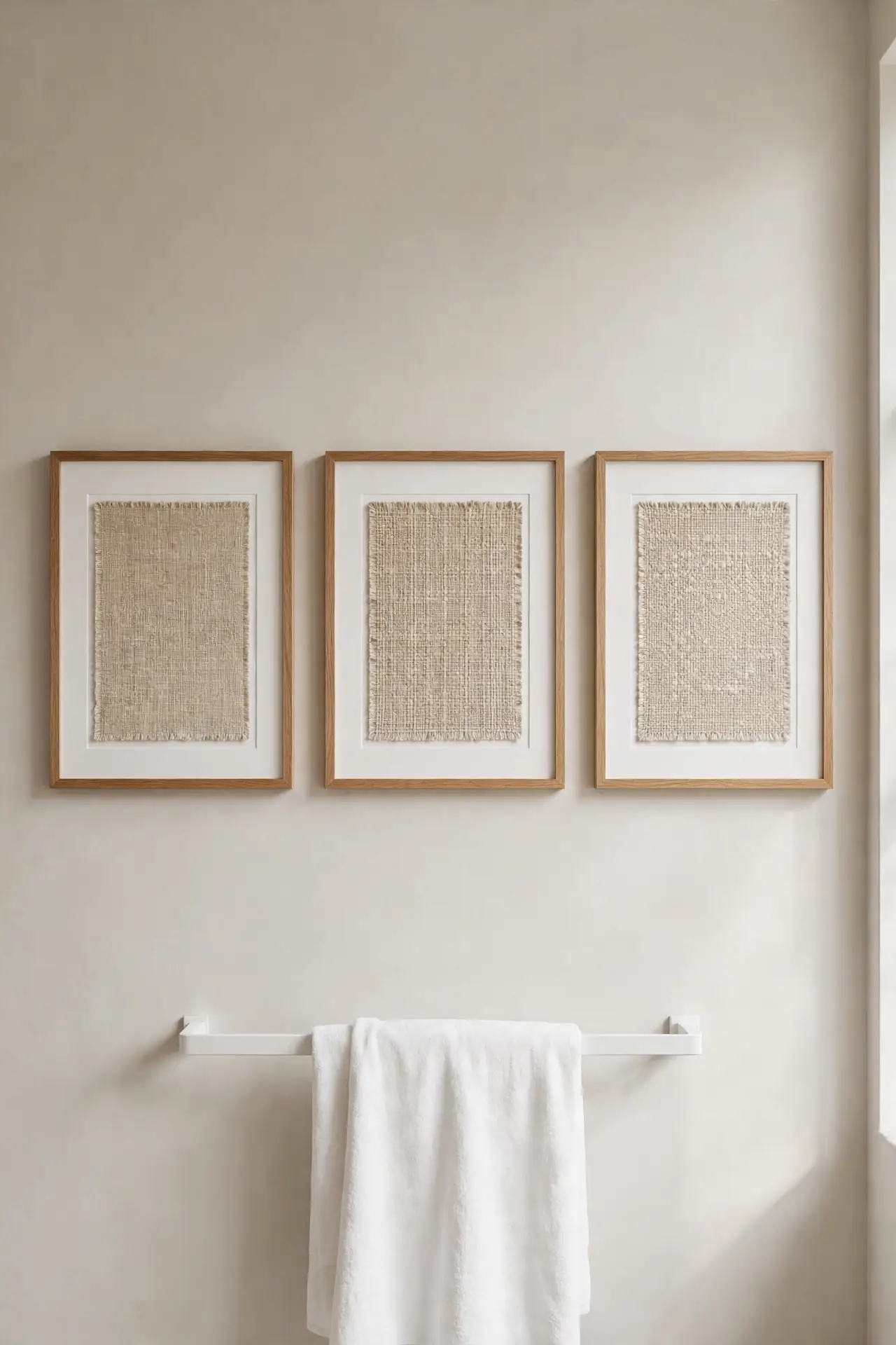 Framed Linen Textiles