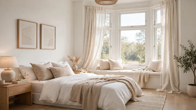 bay window curtain ideas for bedrooms