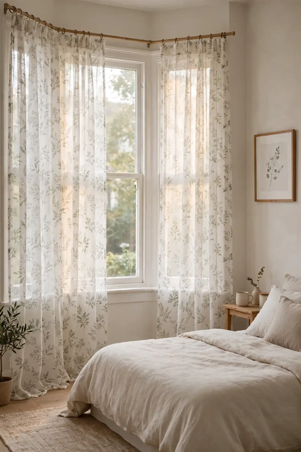 Patterned Voile Panels