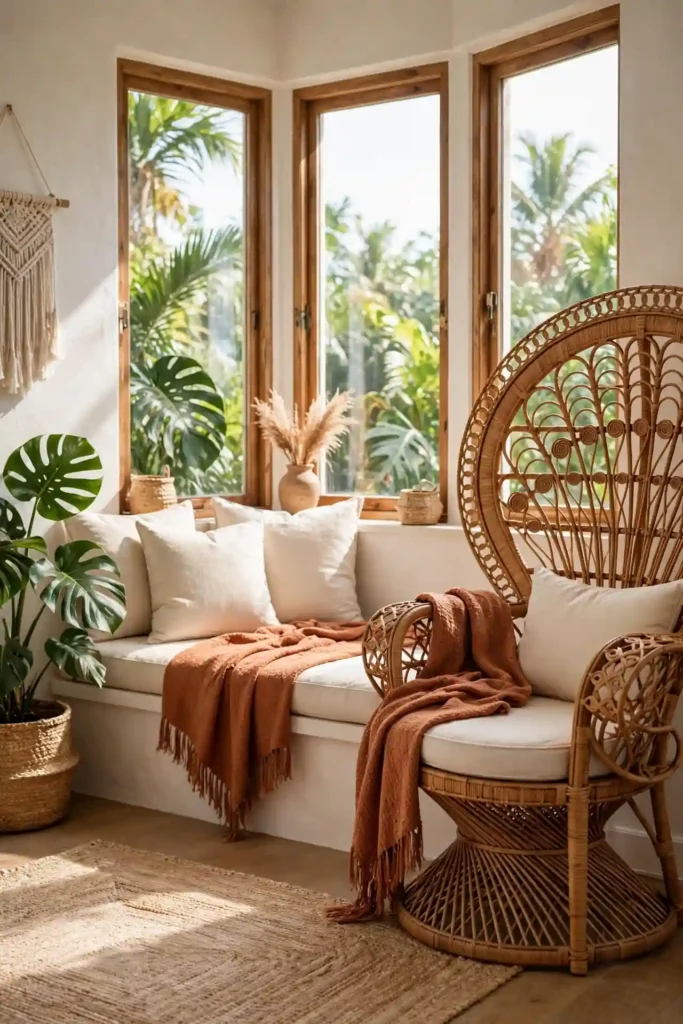 Rattan Accent Chair