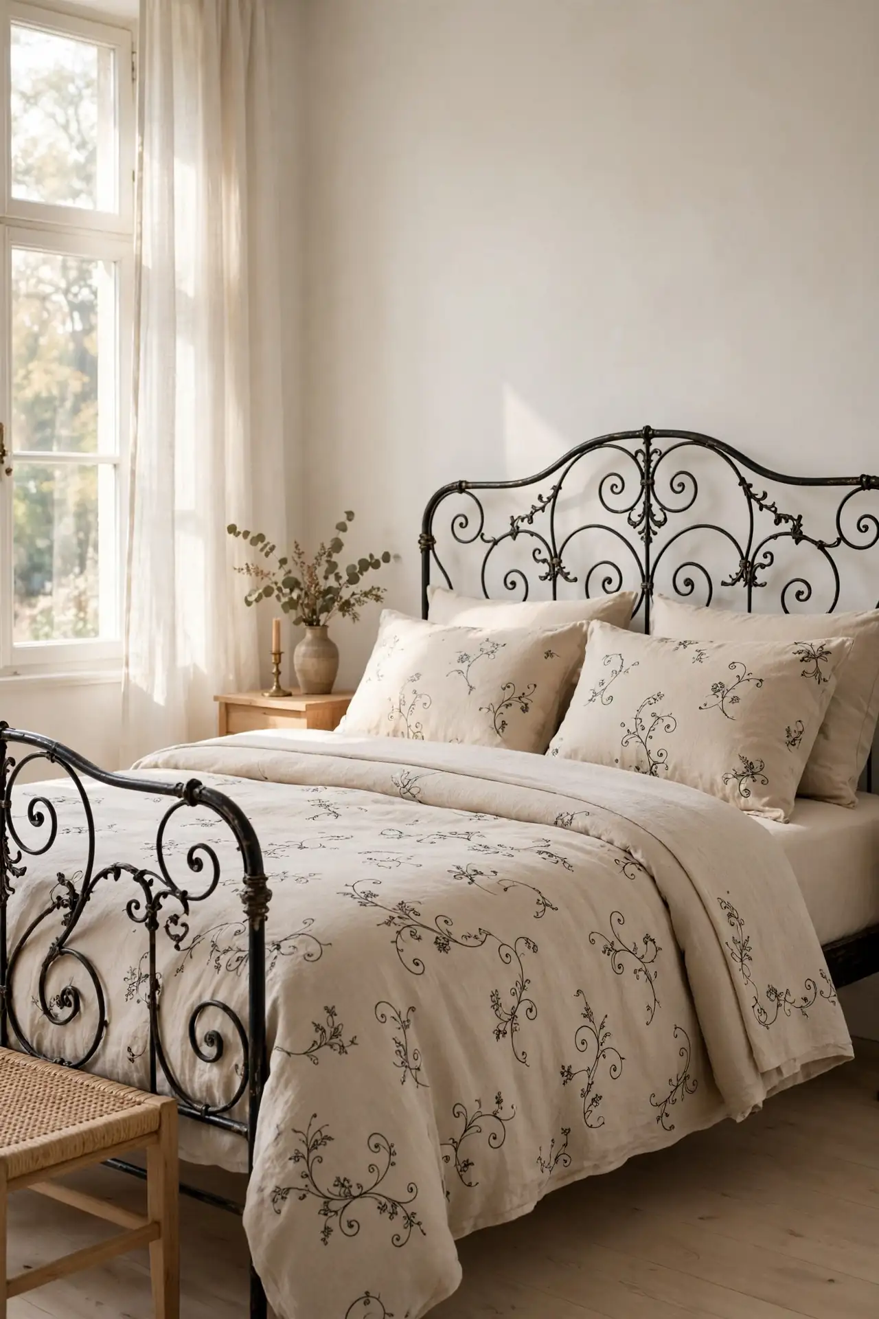 Iron Scrollwork Frame