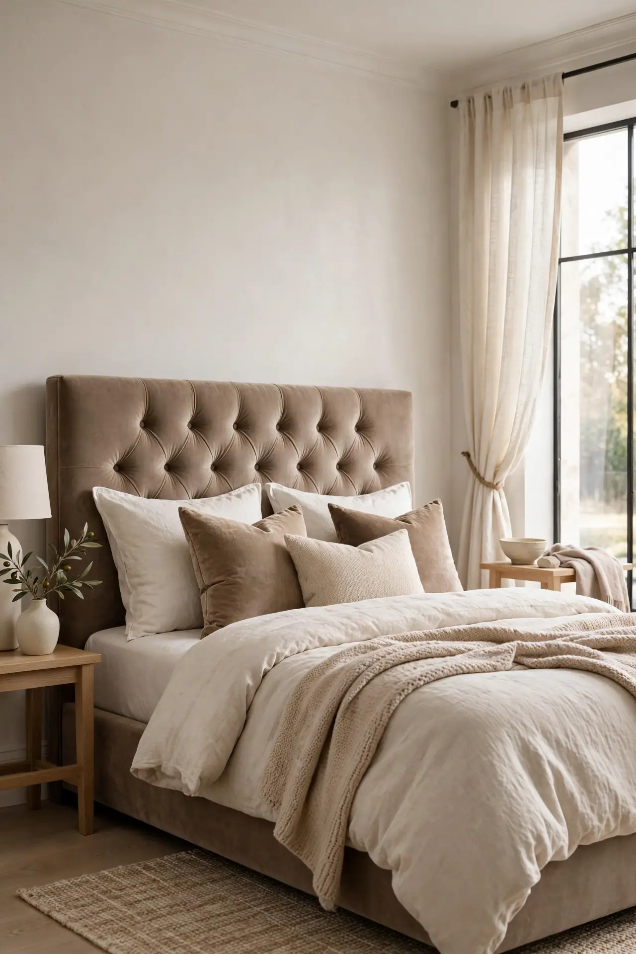 Tufted Velvet Frame