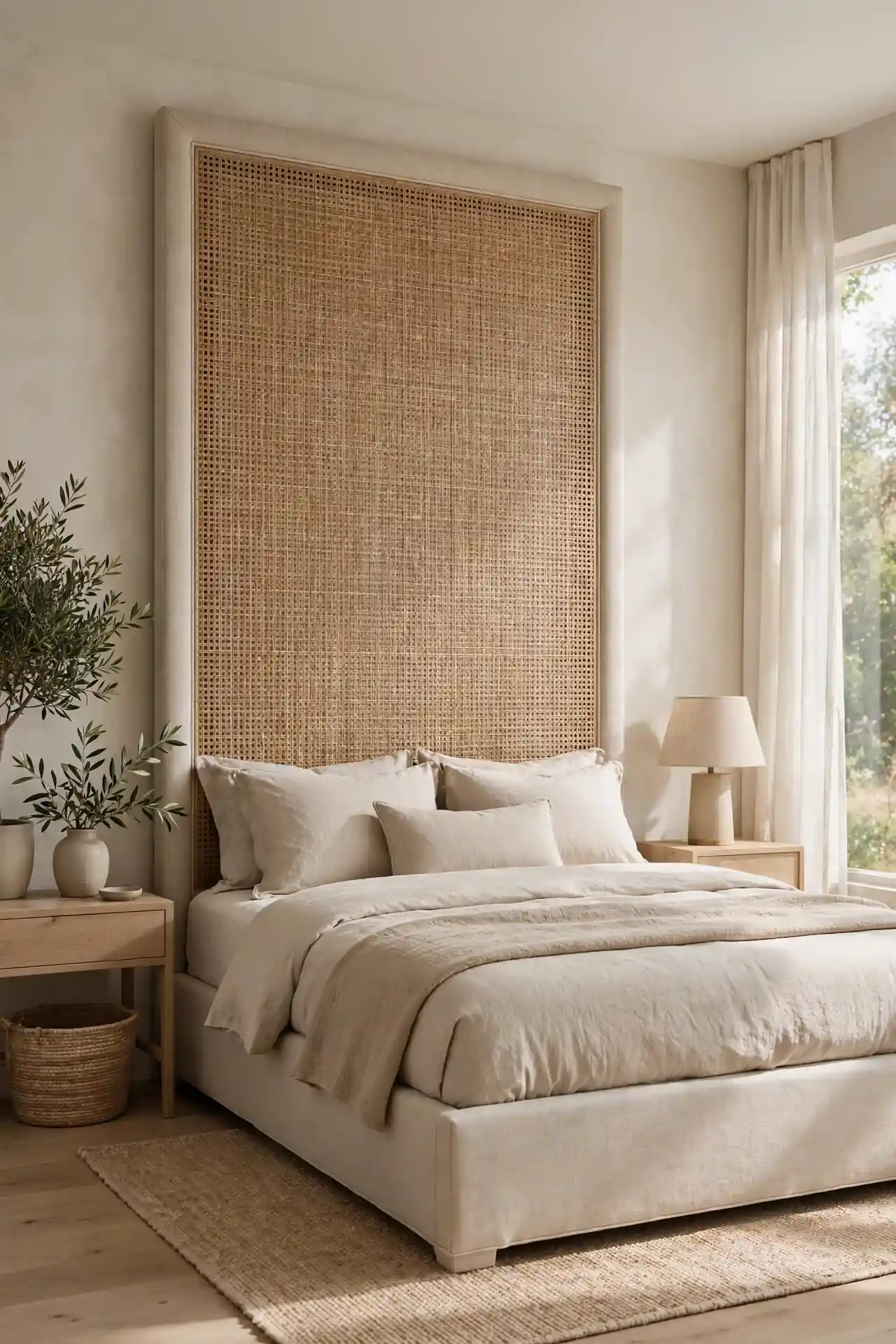 Upholstered Linen Frame