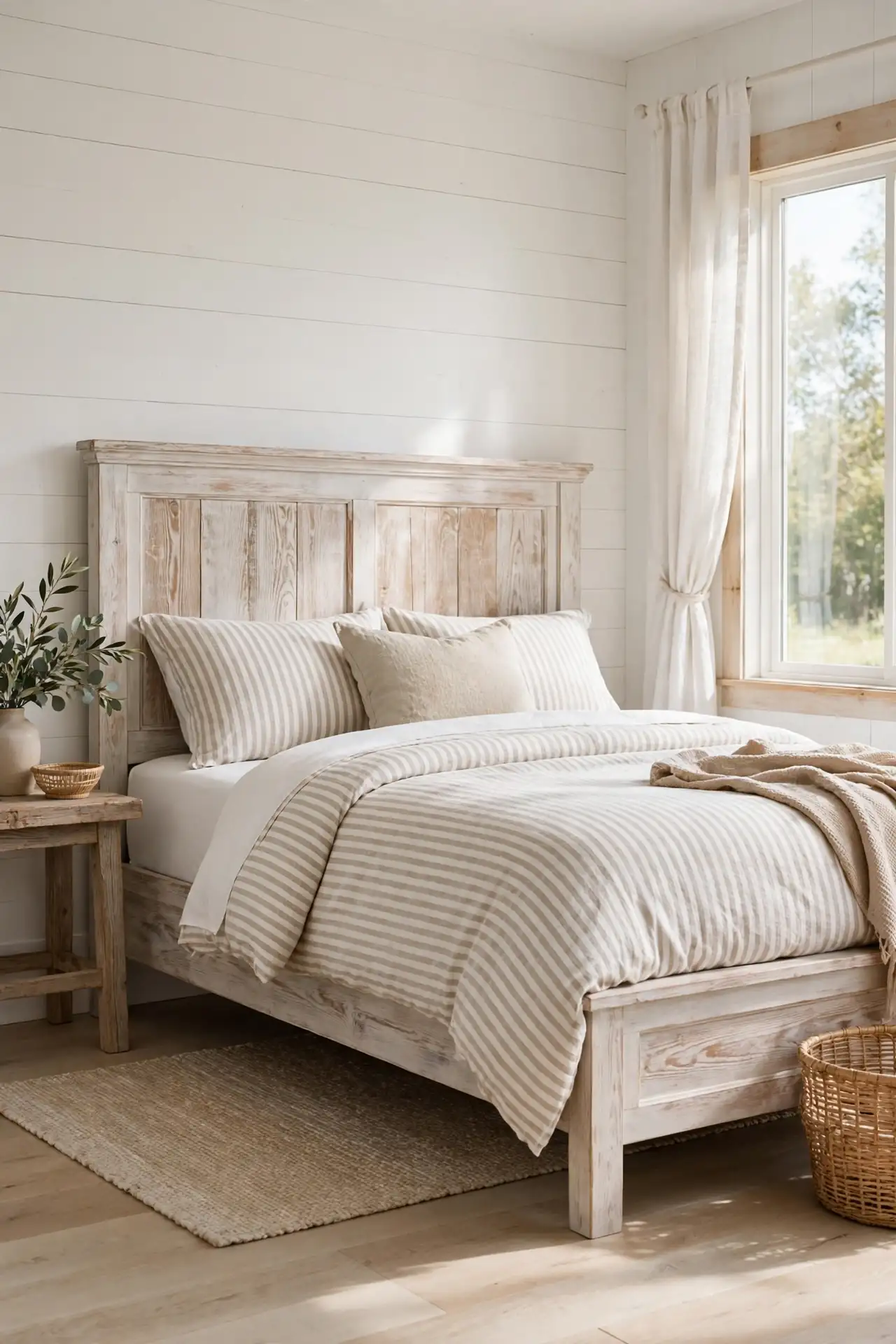 Whitewashed Farmhouse Frame