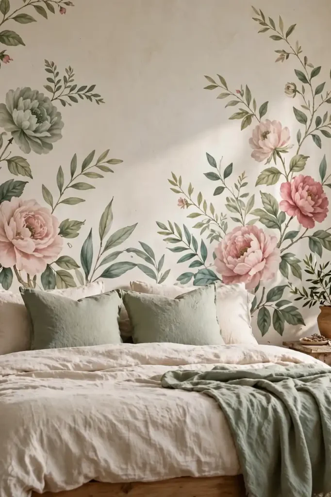 Floral Mural Scenes