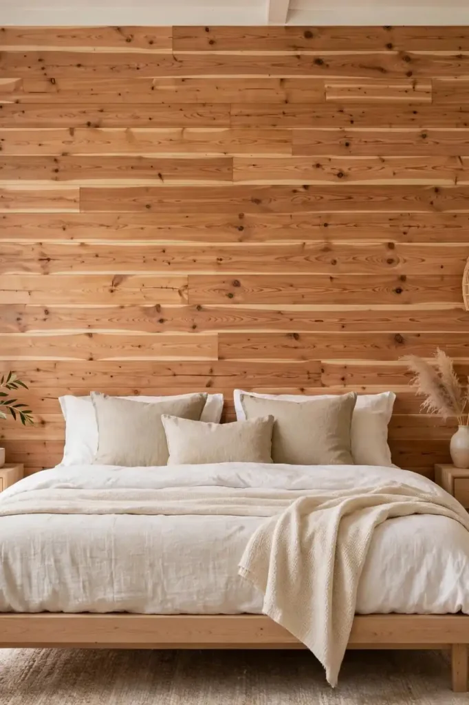 Horizontal Timber Strips