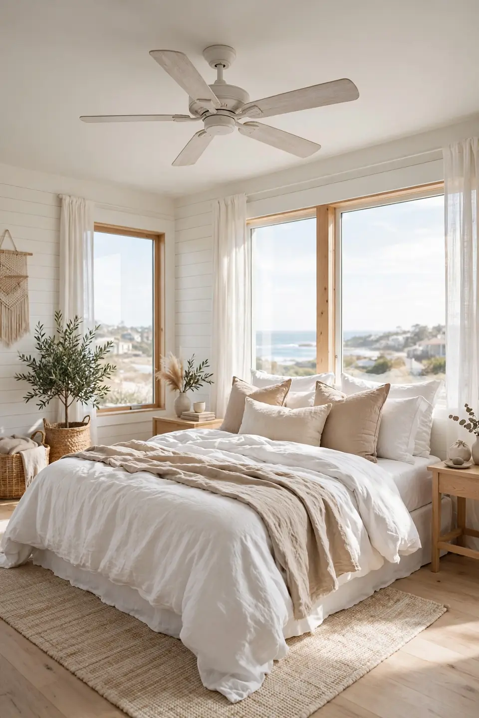 Whitewashed Coastal Blades
