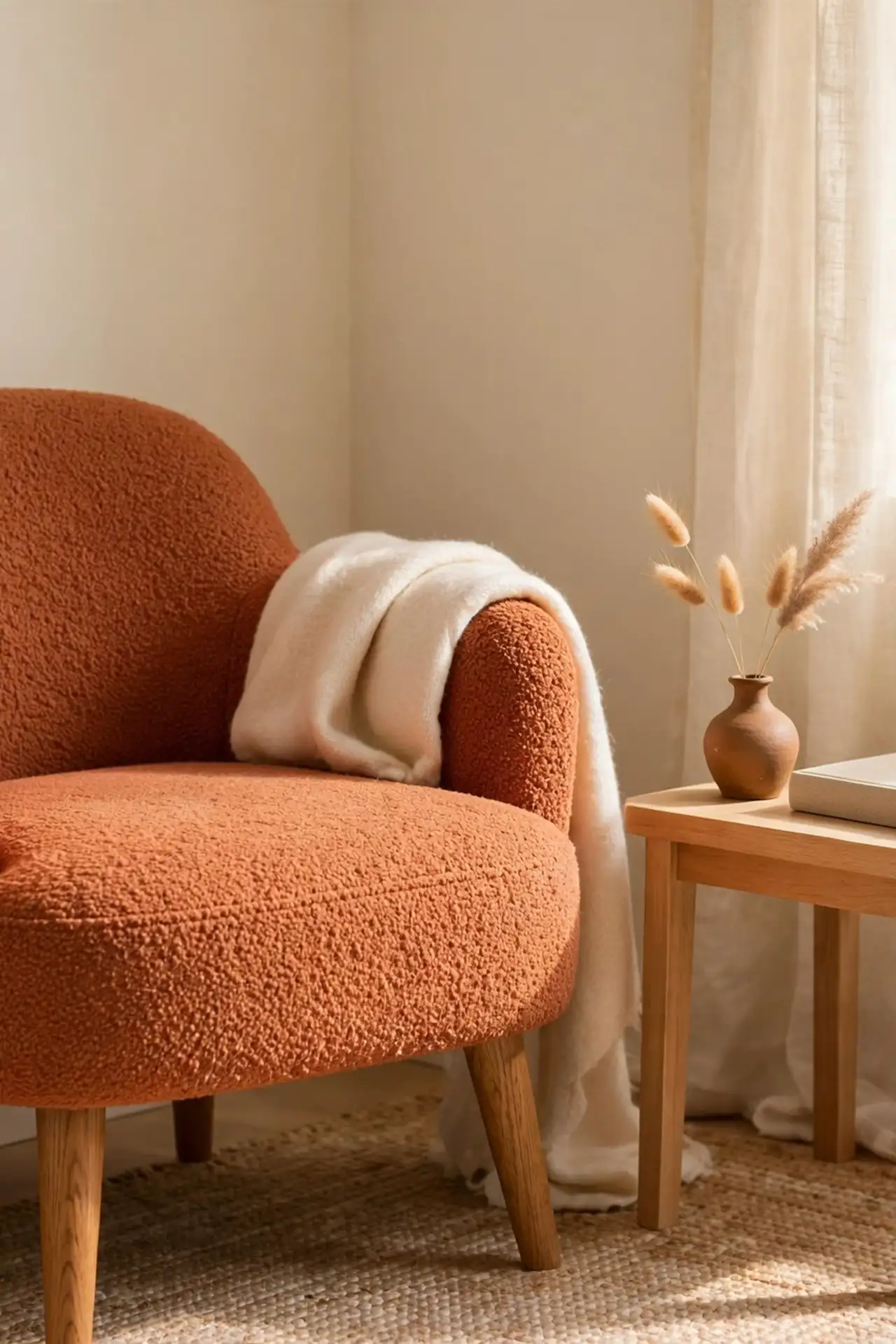Terracotta Accent Chair