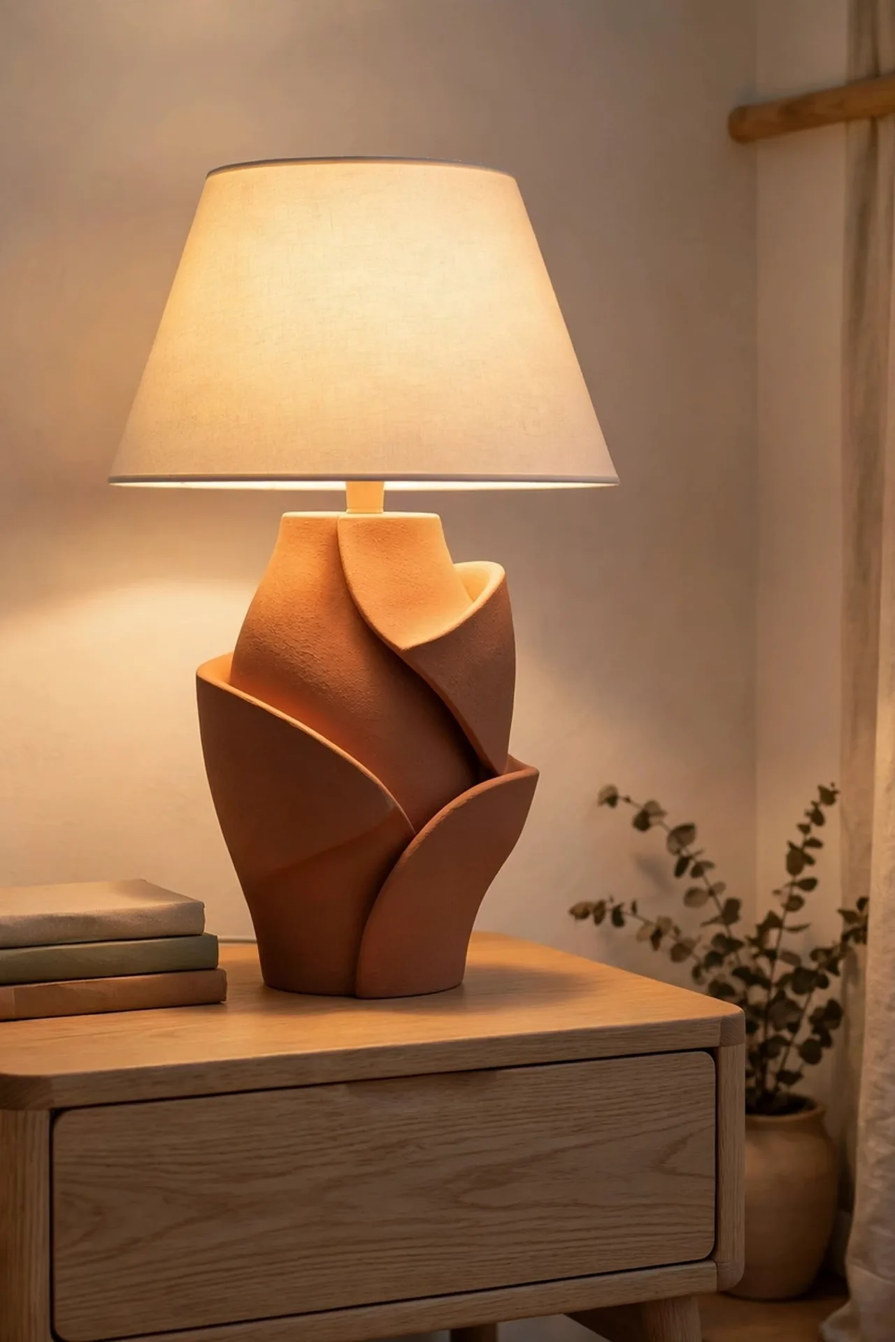 Terracotta Bedside Lamps