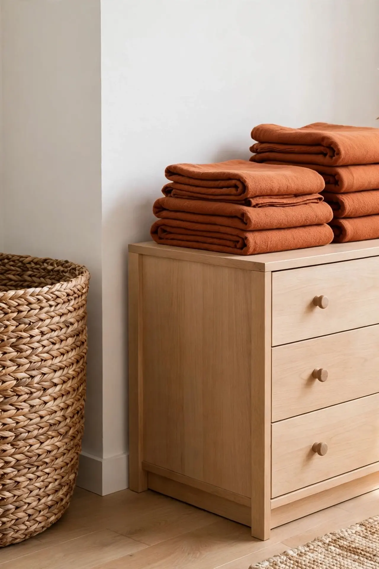 Terracotta Woven Baskets