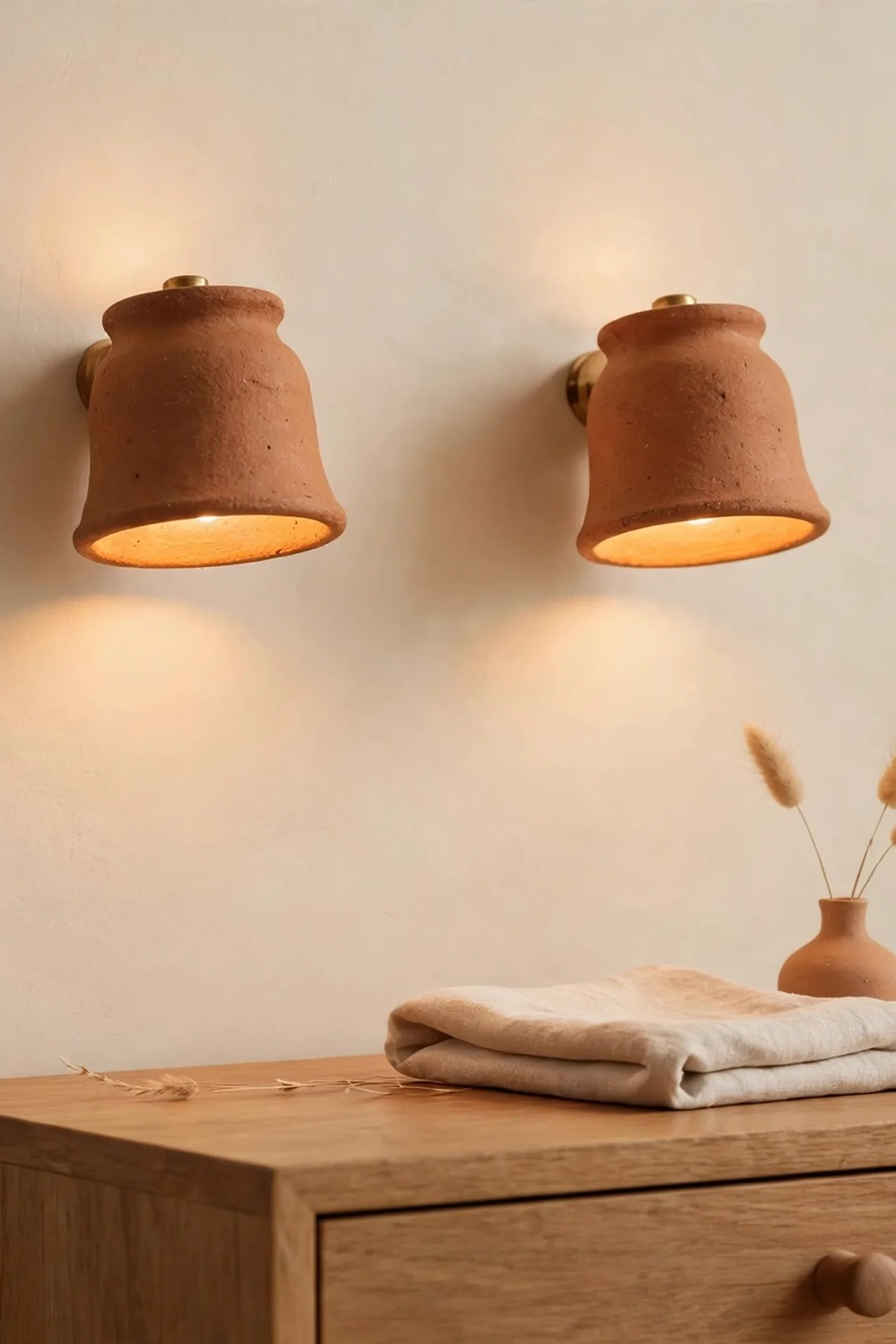 Warm Clay Wall Sconces
