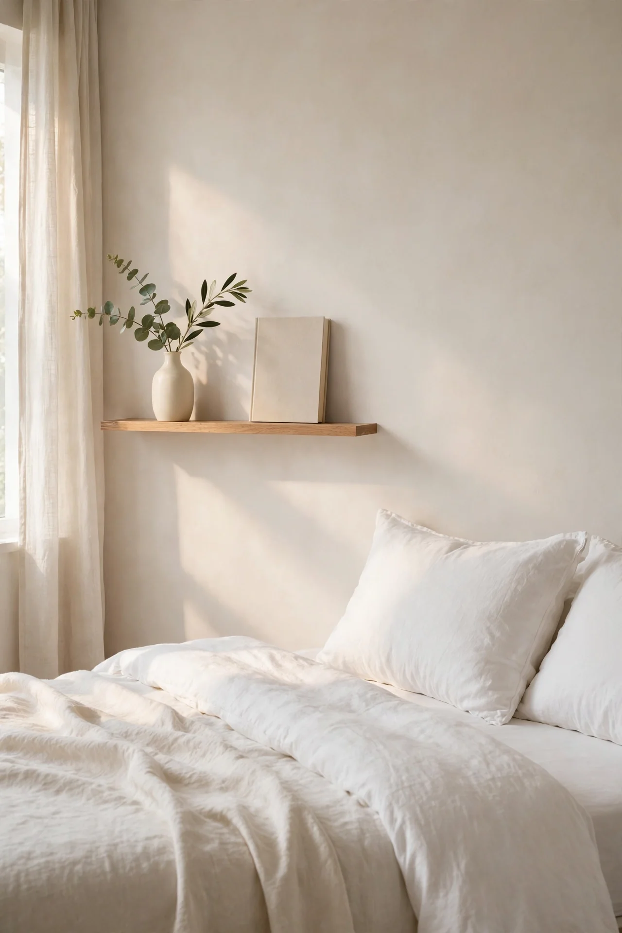 Minimal Wall Shelf - bedroom ideas with floating nightstands