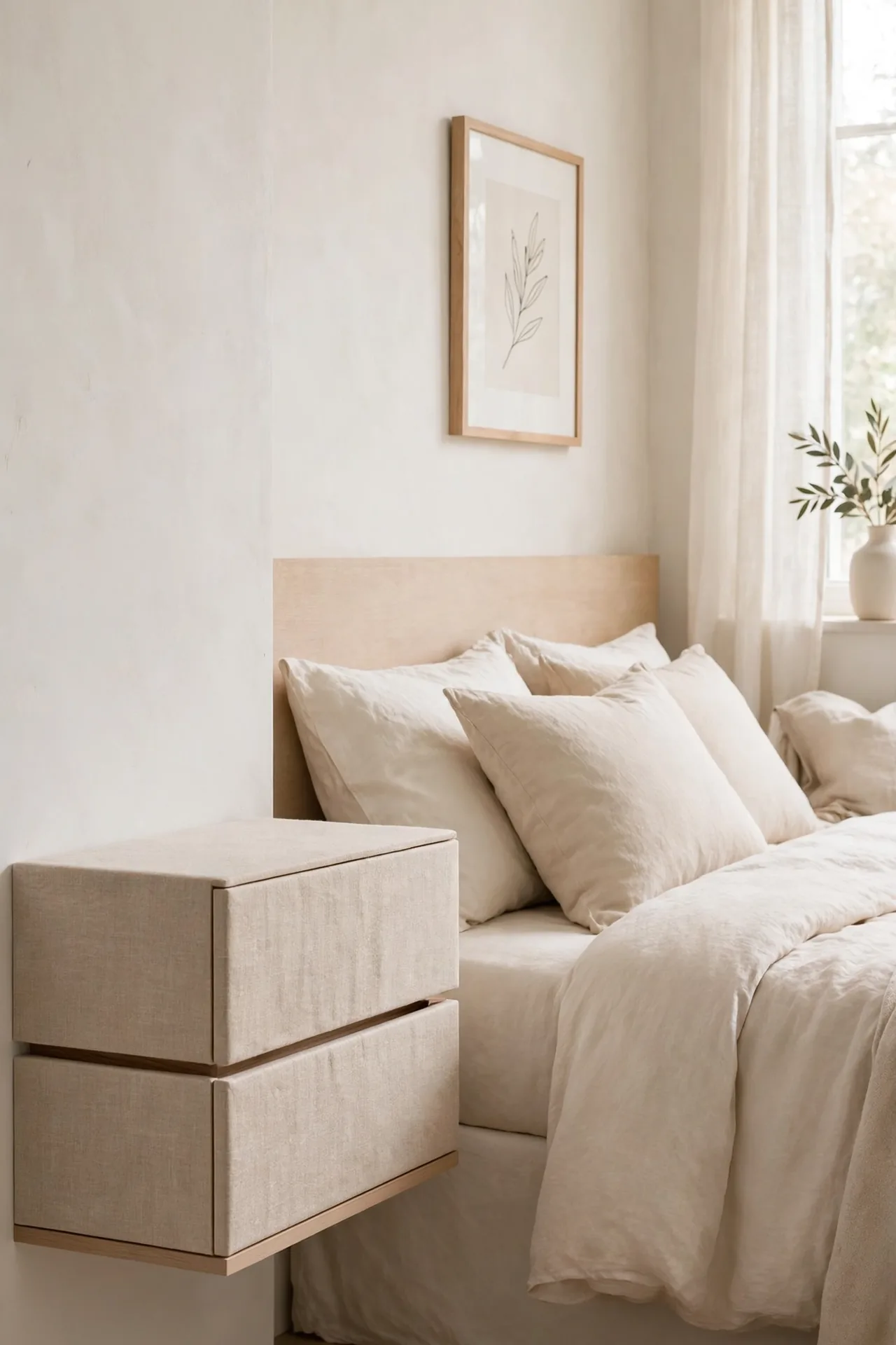 Neutral Linen Drawers