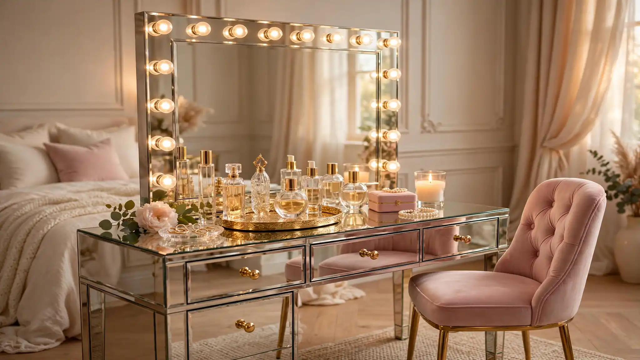 bedroom vanity setups