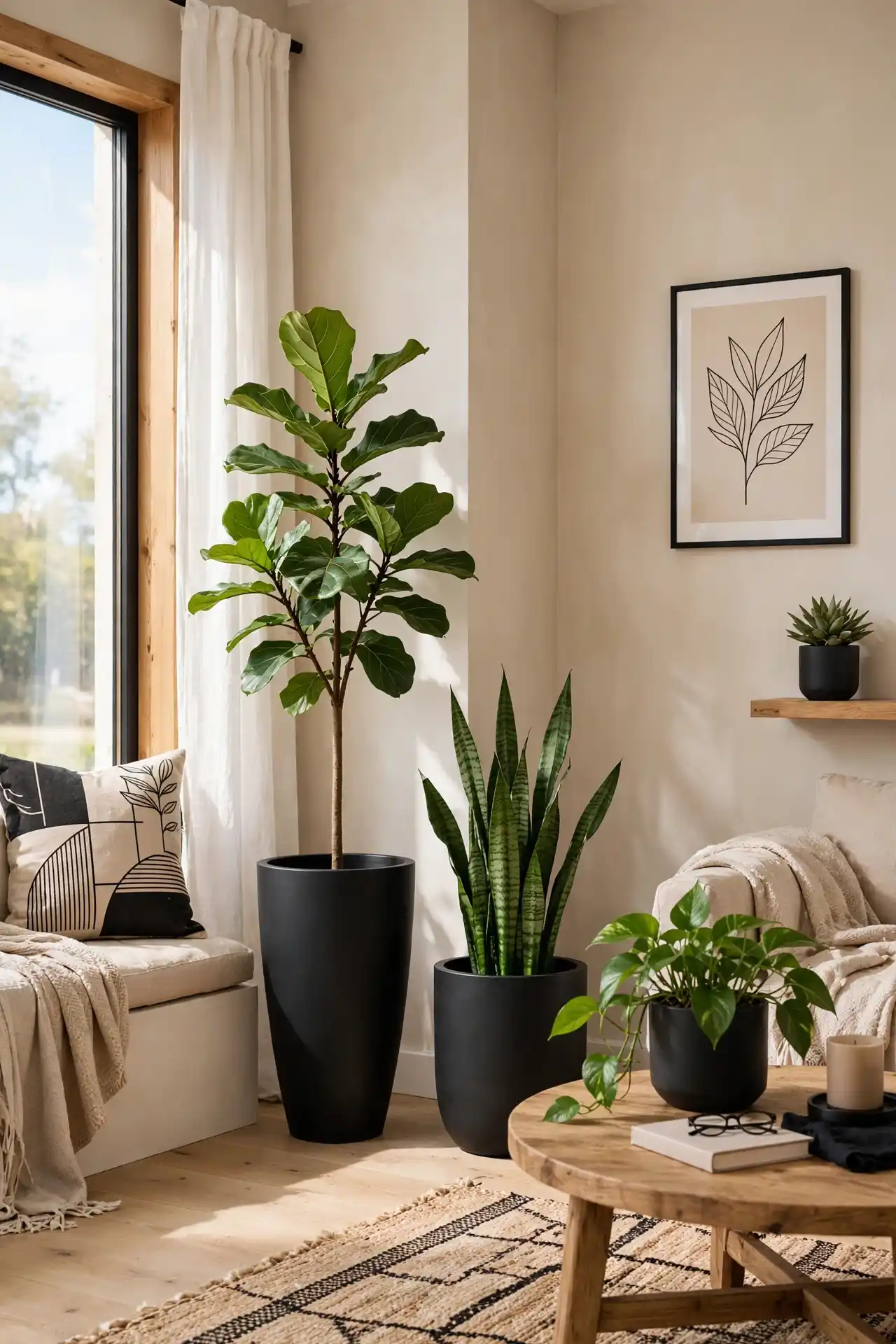 Black Planter Pots