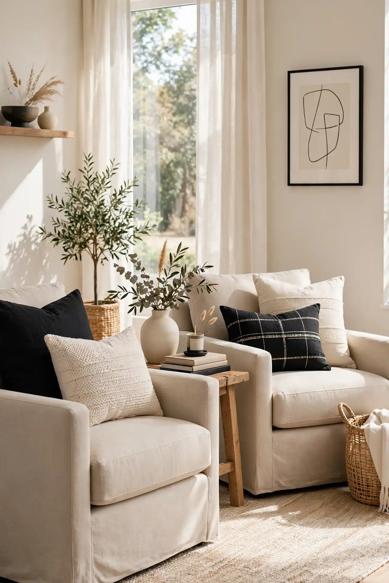 Contrast Cushion Pair