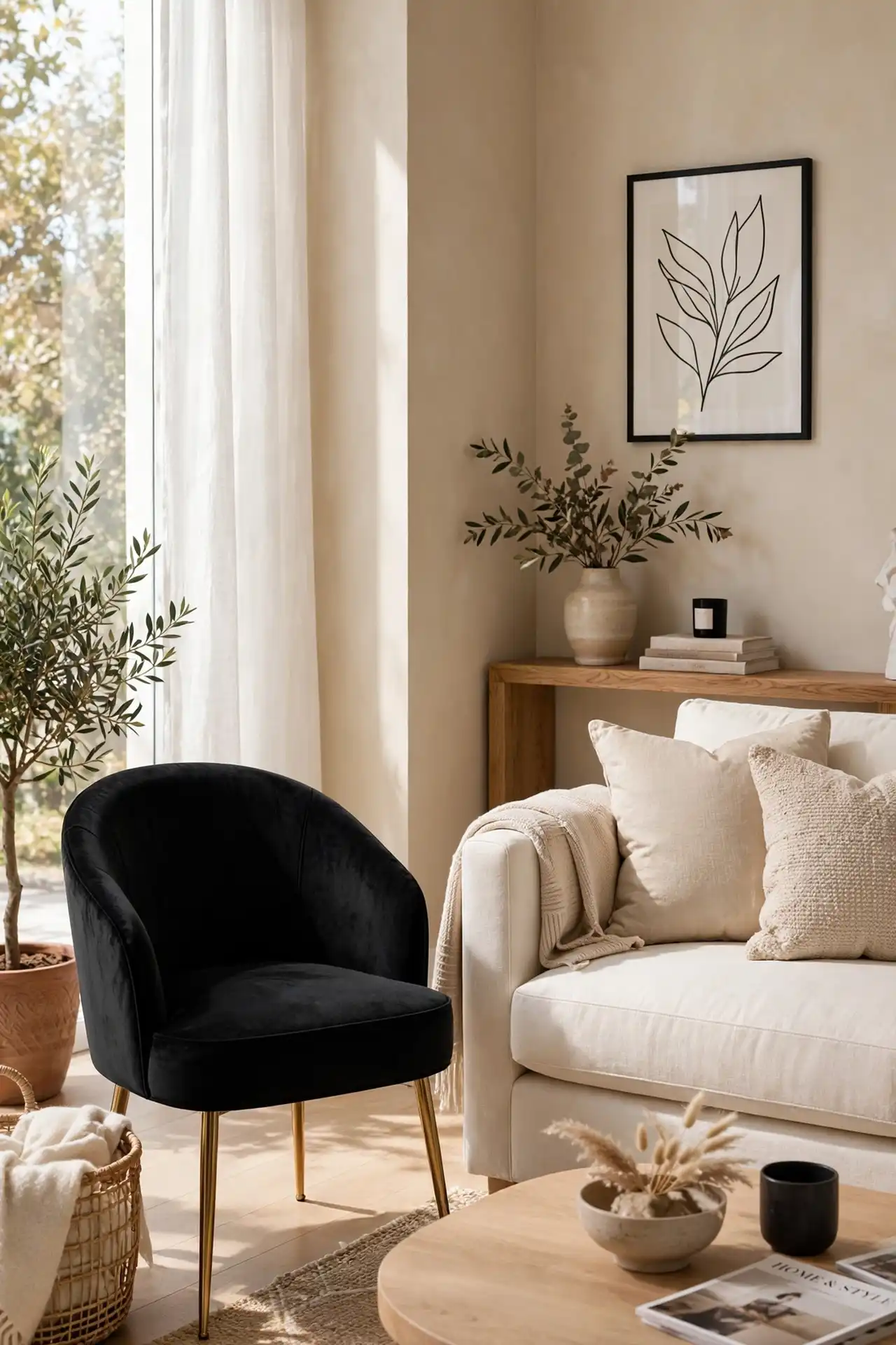 Ebony Accent Chair