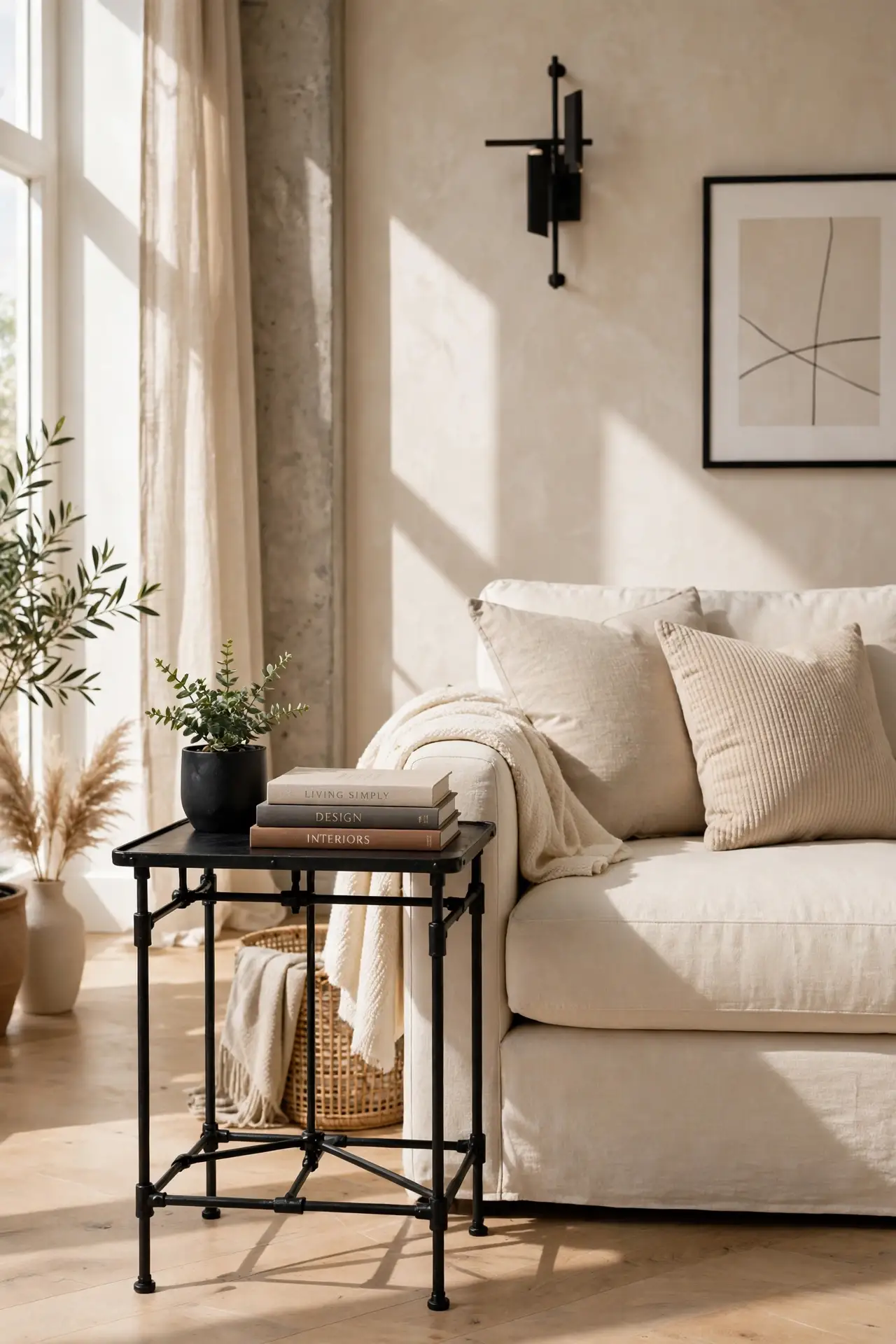 Iron Side Table
