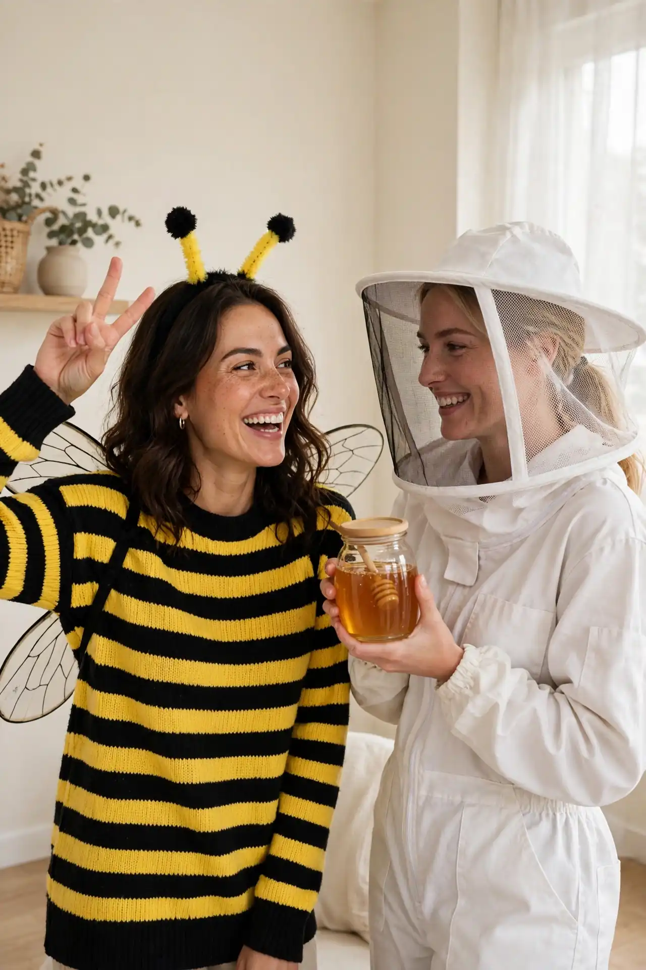 Bee and Beekeeper Duo