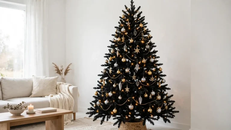 black christmas tree ideas