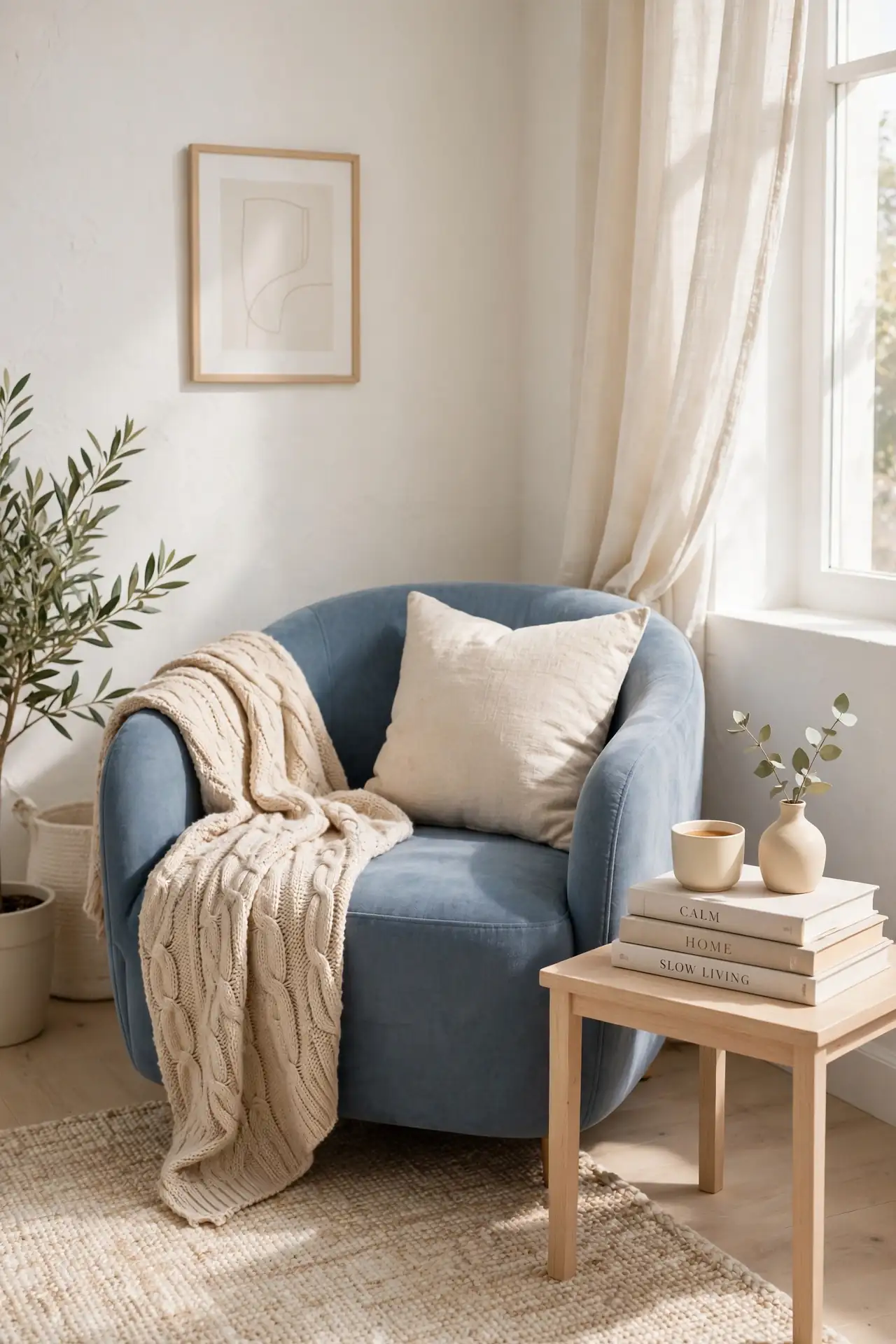 Reading Nook Blue