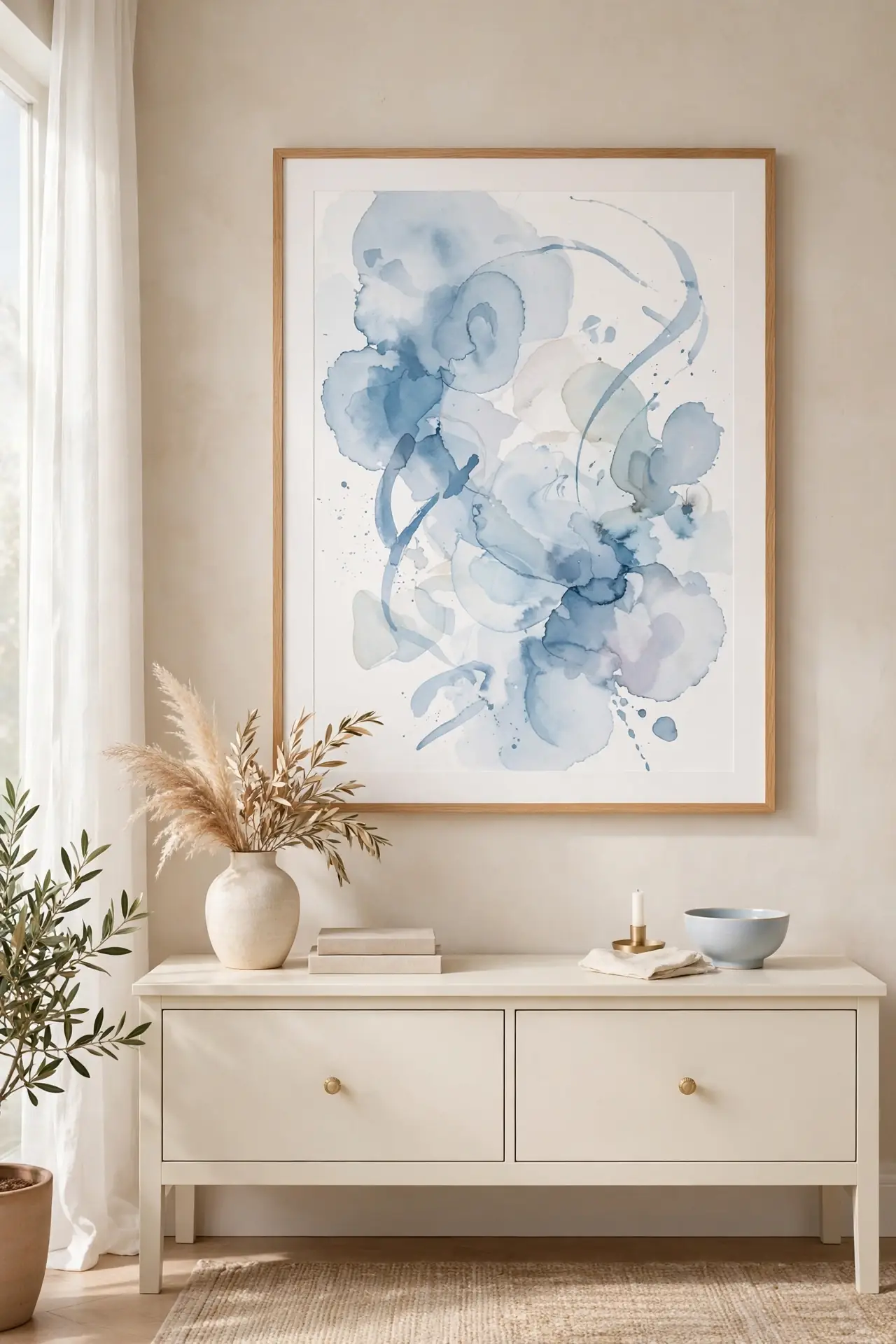 Soft Blue Artwork