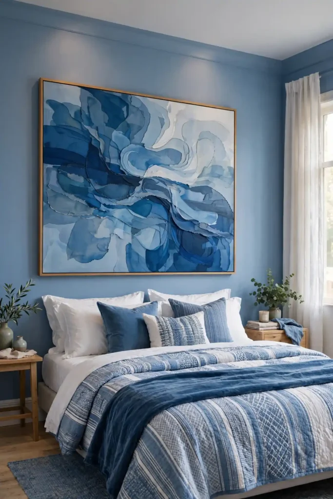 Statement Blue Artwork