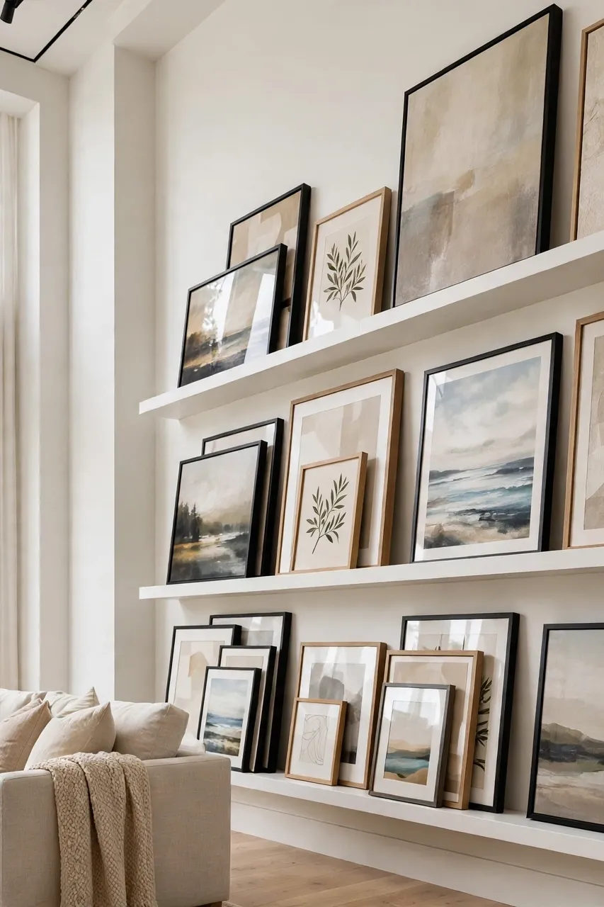 Hanging Artwork in Rooms With Tall Walls