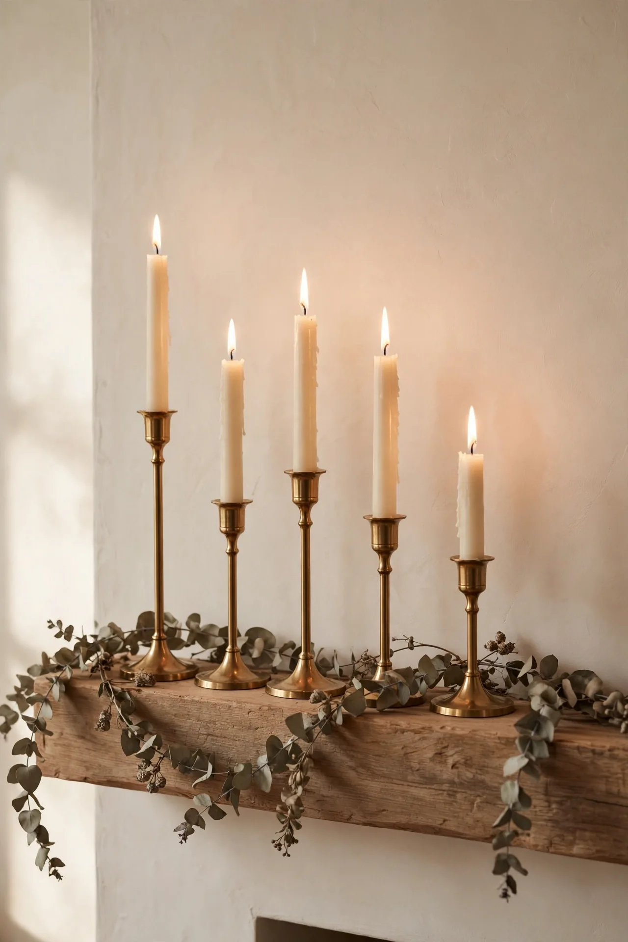 Brass Candle Glow