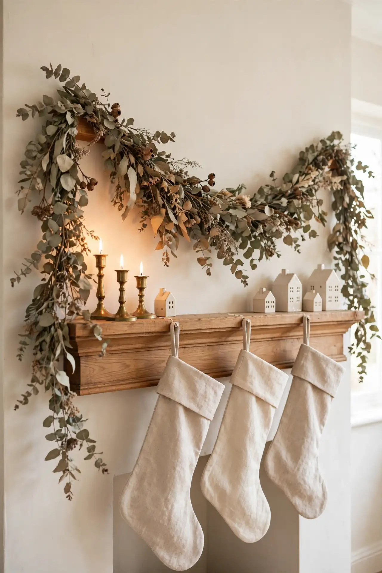 Eucalyptus Mantel Swag