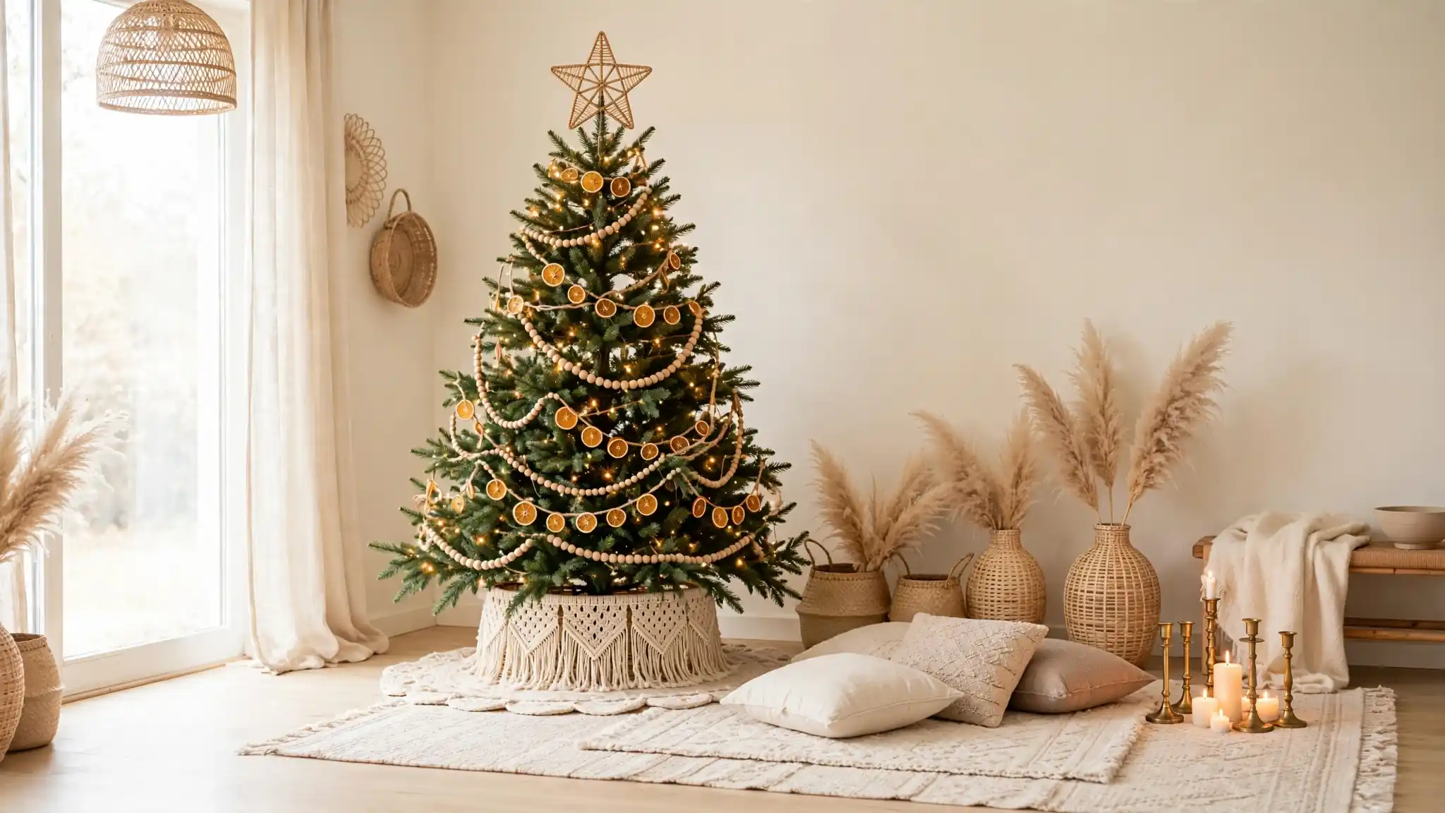 boho christmas decor ideas