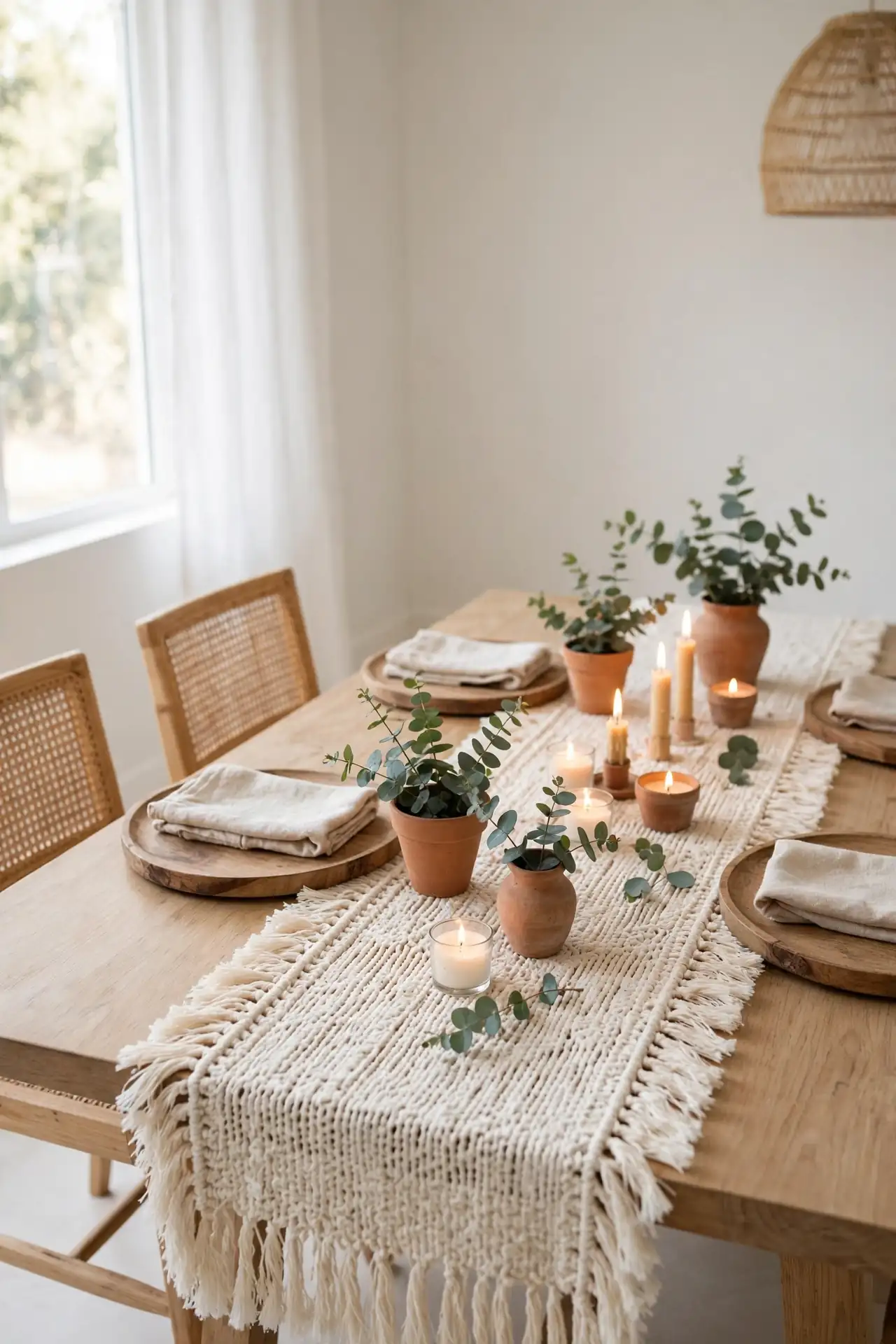 Fringed Table Runner