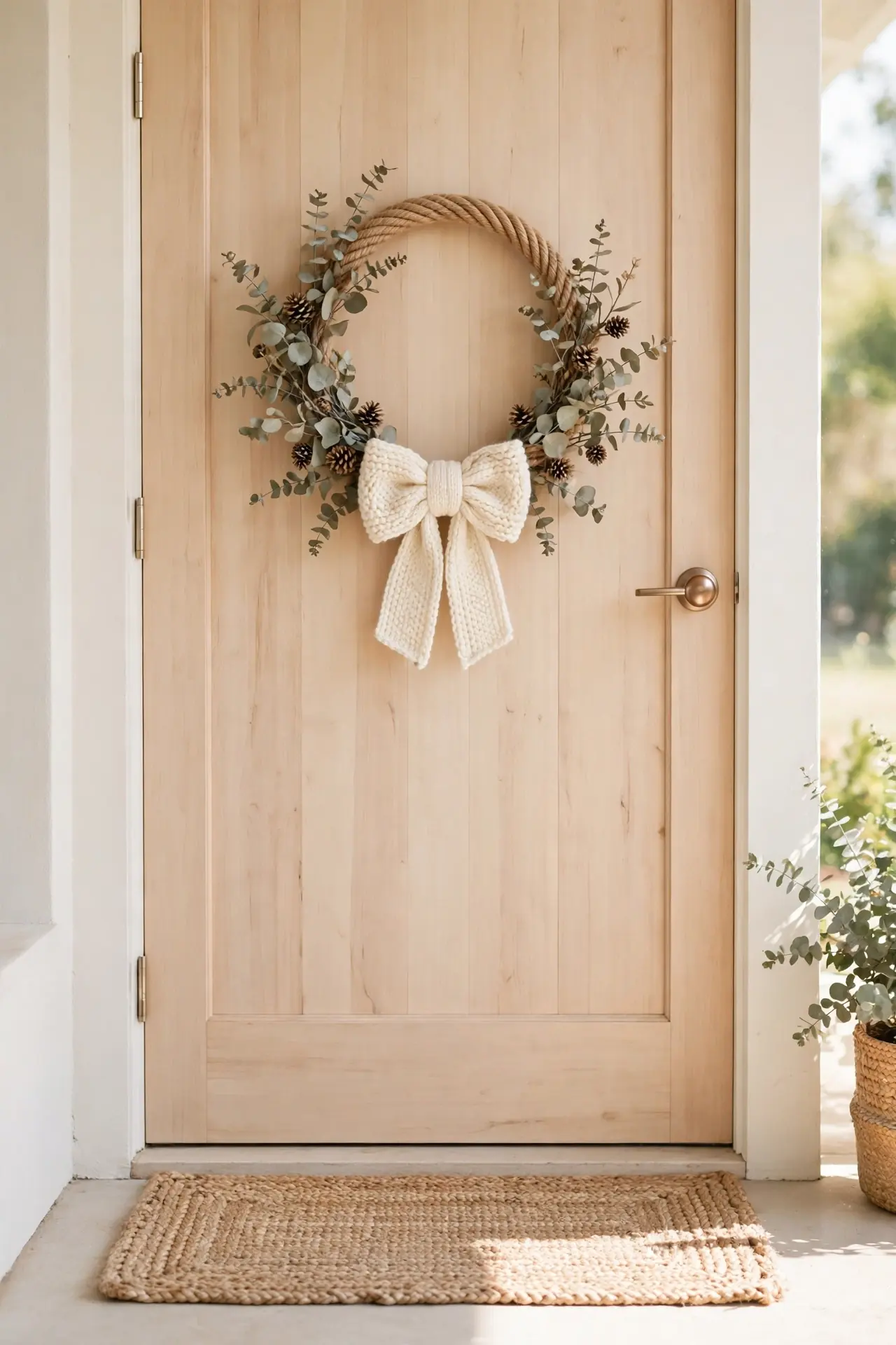 Jute Wreath Welcome