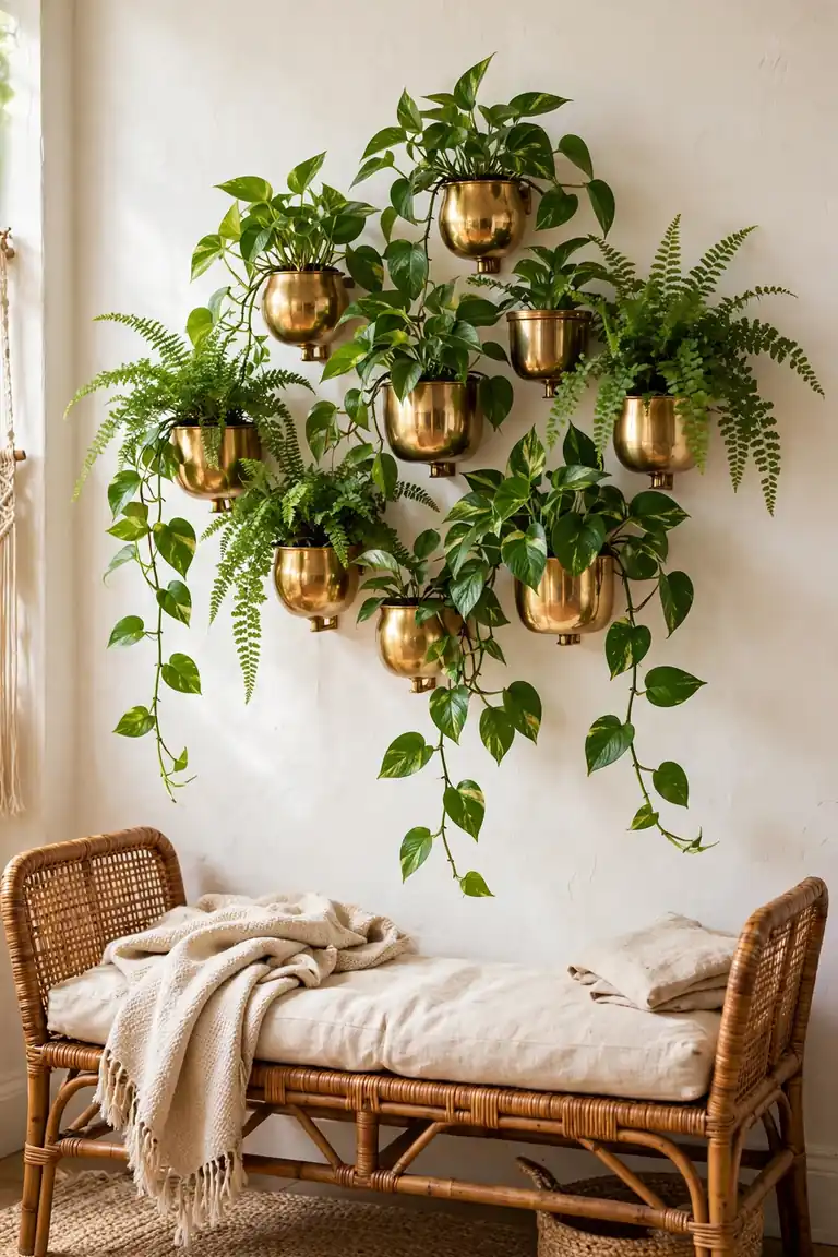 Brass Planter Cluster