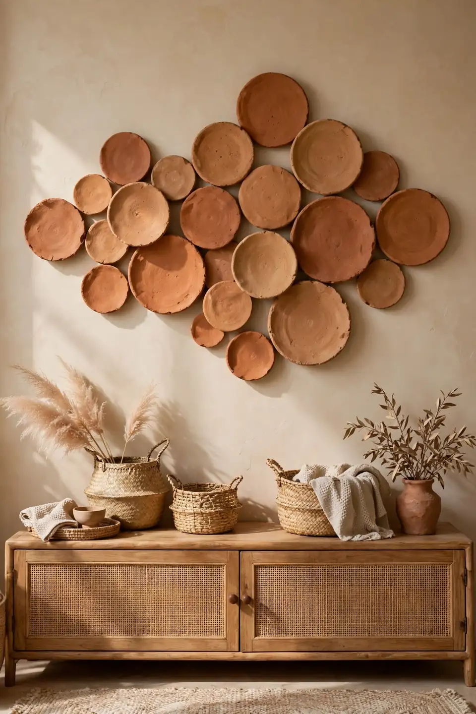 Earthy Clay Discs
