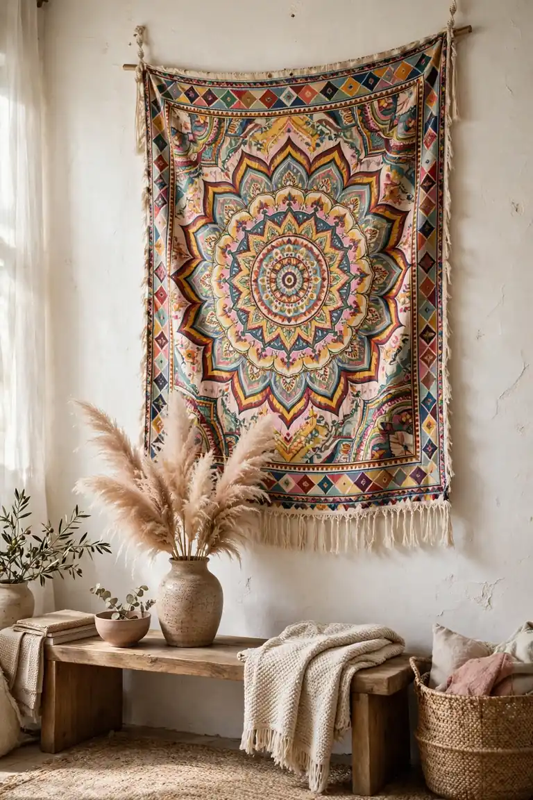 Layered Tapestry Display