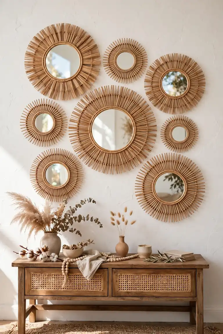 Rattan Mirror Collection