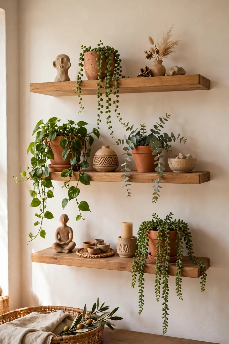 Terracotta Pot Shelves