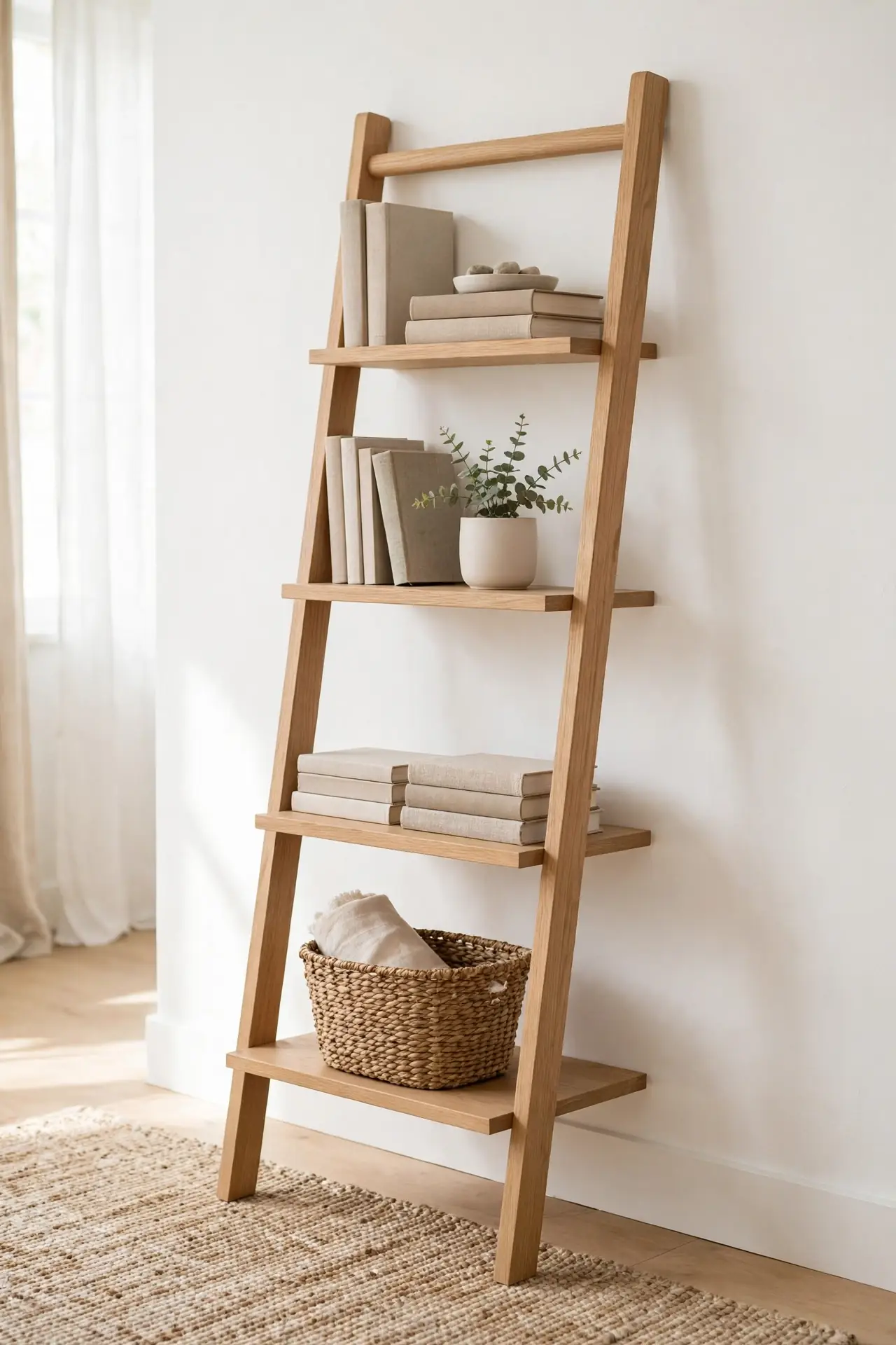 Ladder Shelf Lean
