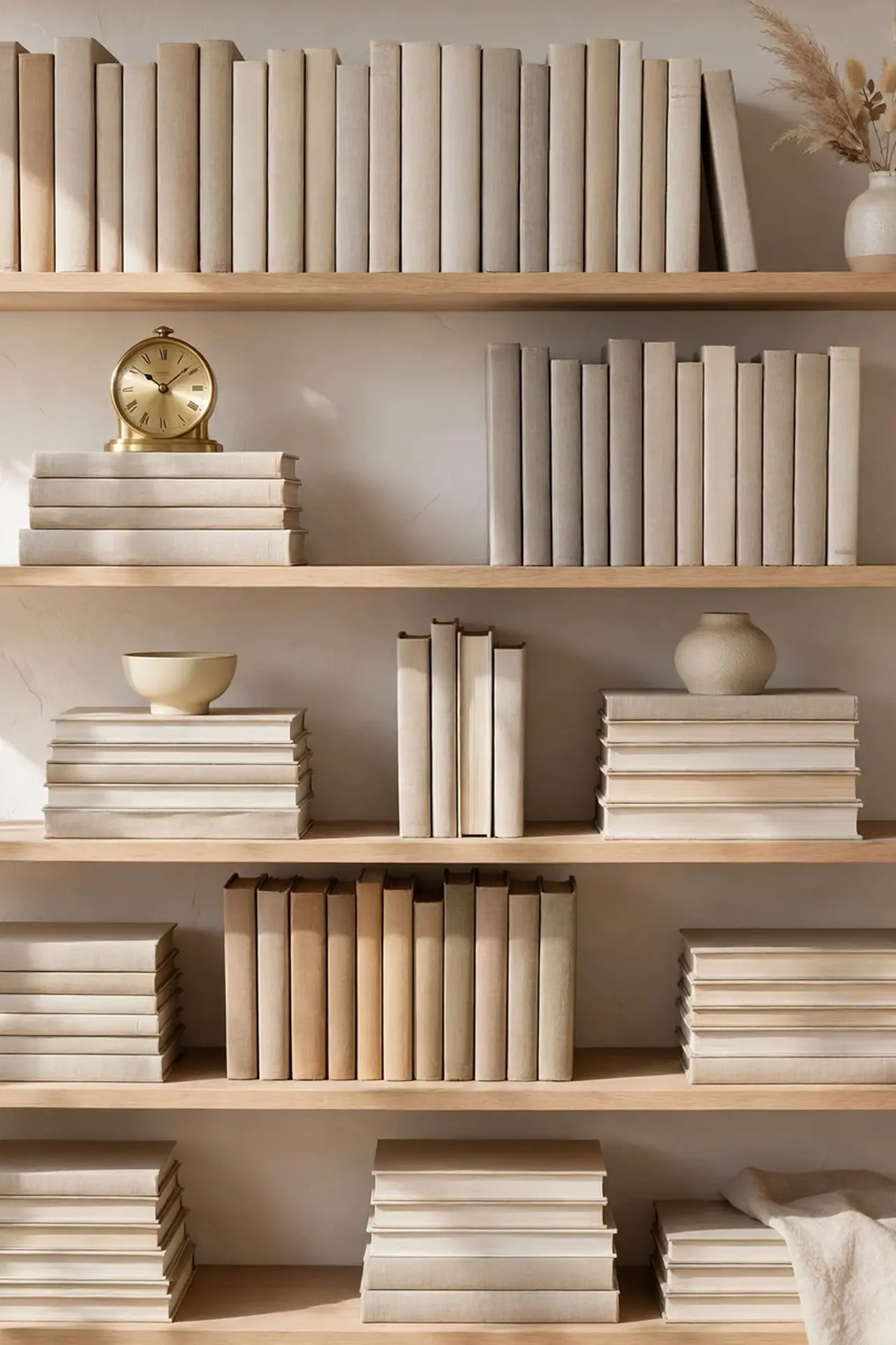 Horizontal Book Piles