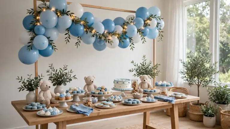 boy baby shower decor ideas
