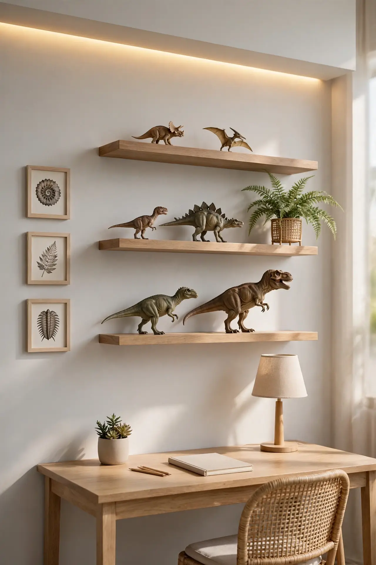 Dinosaur Shelf Display
