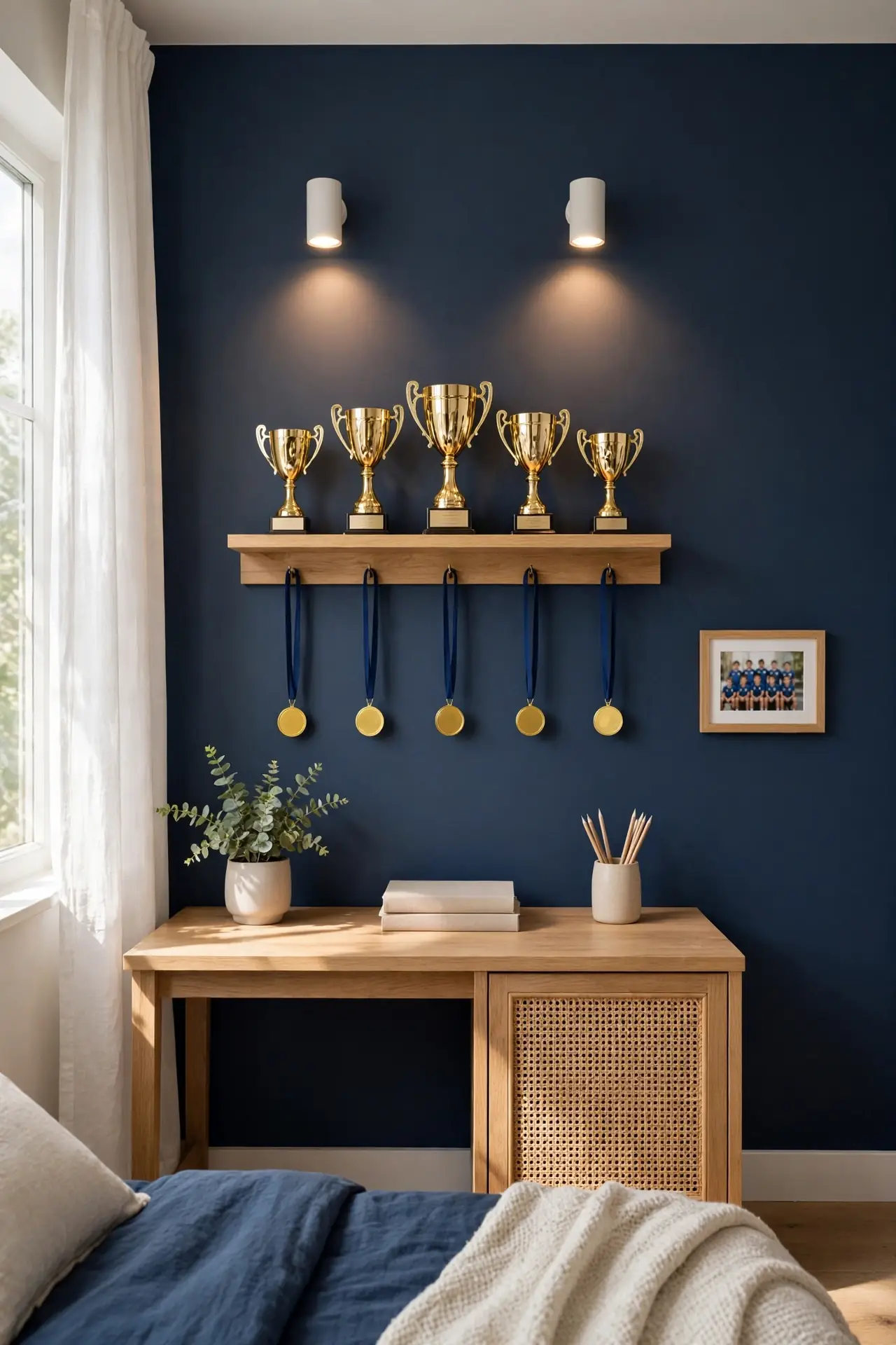 Sports Trophy Shelf