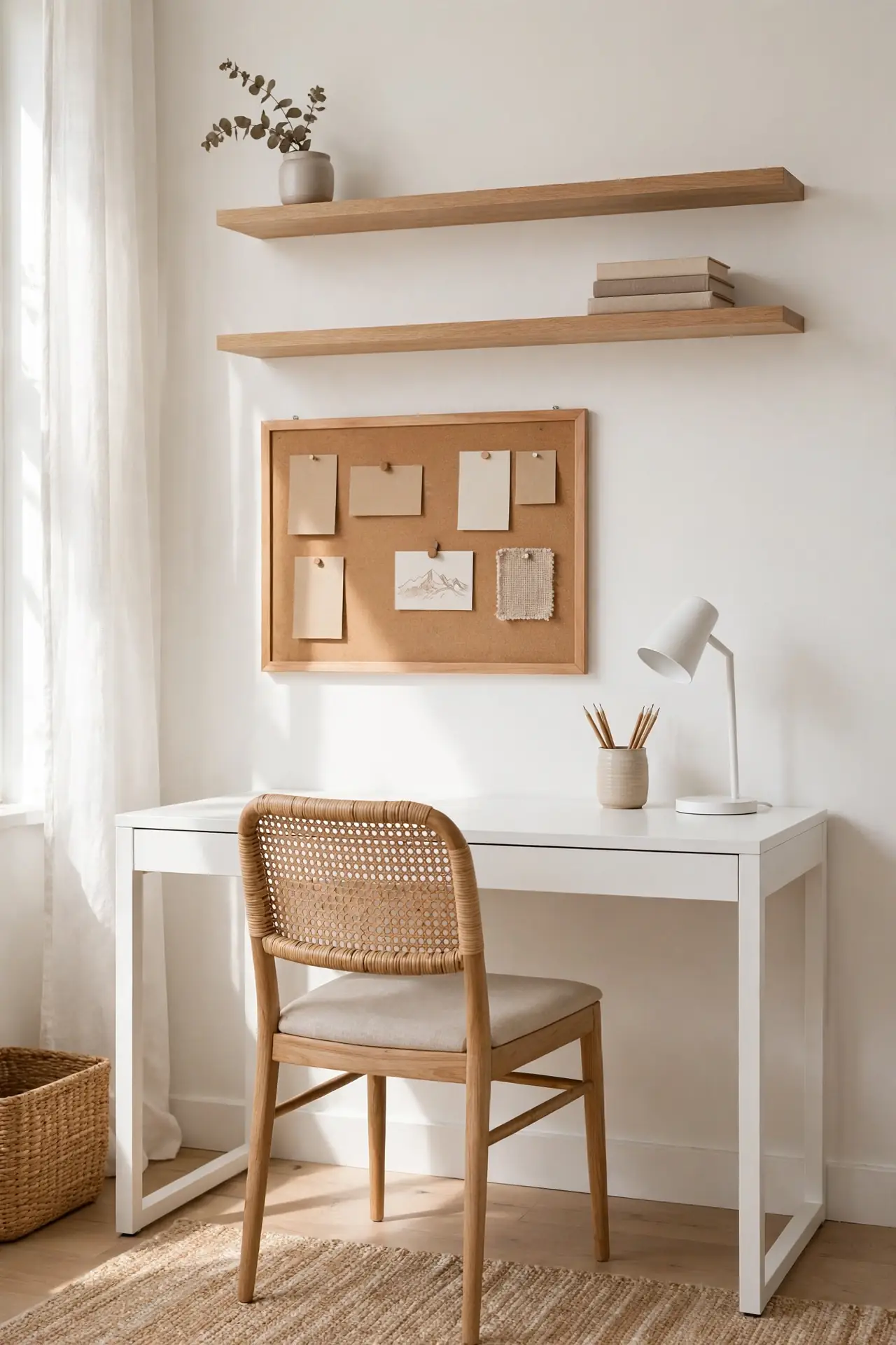 Desk Against Wall