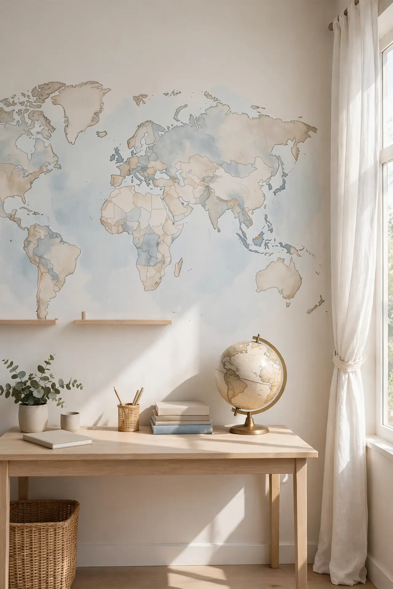 Map Wall Mural
