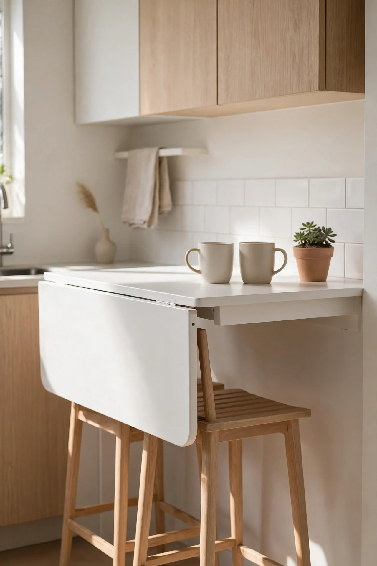 Drop-Leaf Bar Table